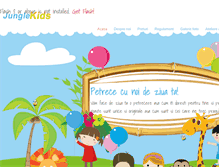 Tablet Screenshot of jungle-kids.ro